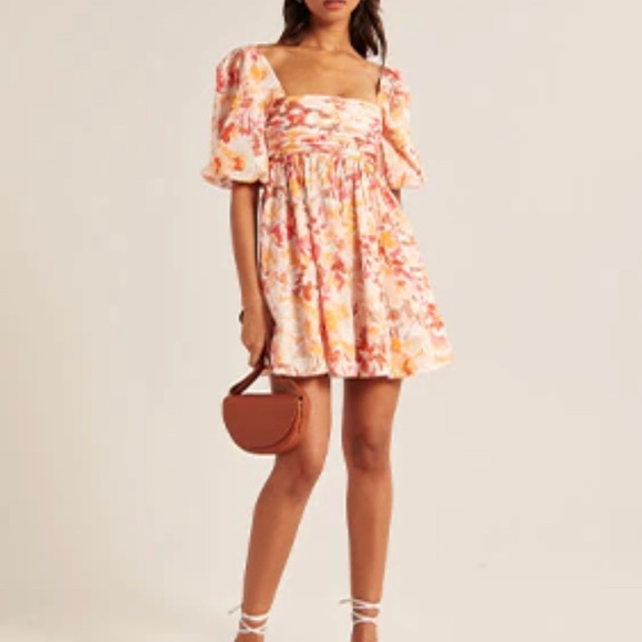 Abercrombie & Fitch Dresses & Skirts - Abercrombie & Fitch Poplin Mini Dress Size Large Tall